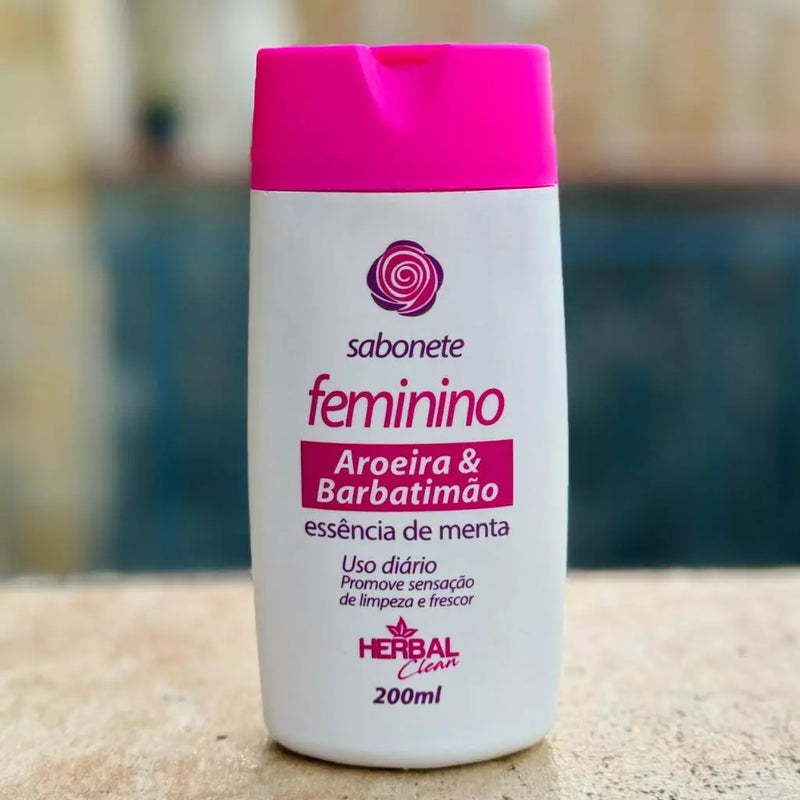 Sabonete Feminino Aroeira & Barbatimão 200ml - Herbal Clean
